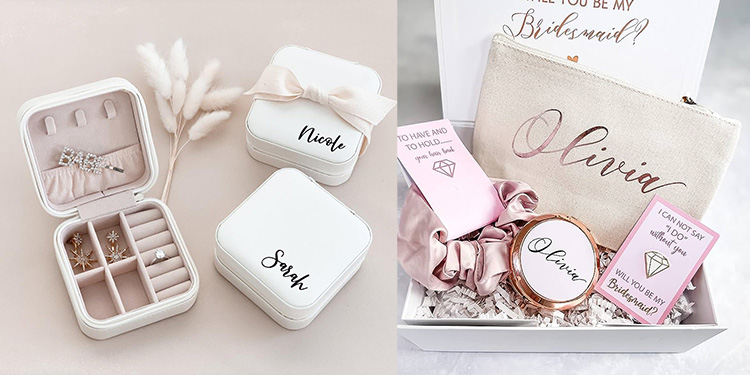 how to select bridemaid proposal gifts